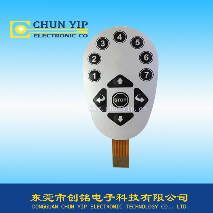 金屬彈片式觸感型薄膜開關(guān)
