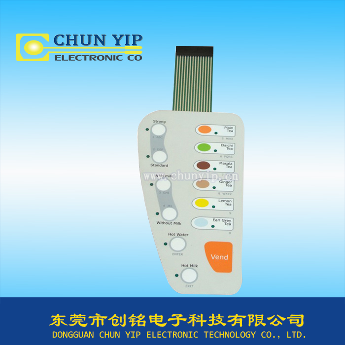 智能控制類型led薄膜開(kāi)關(guān)